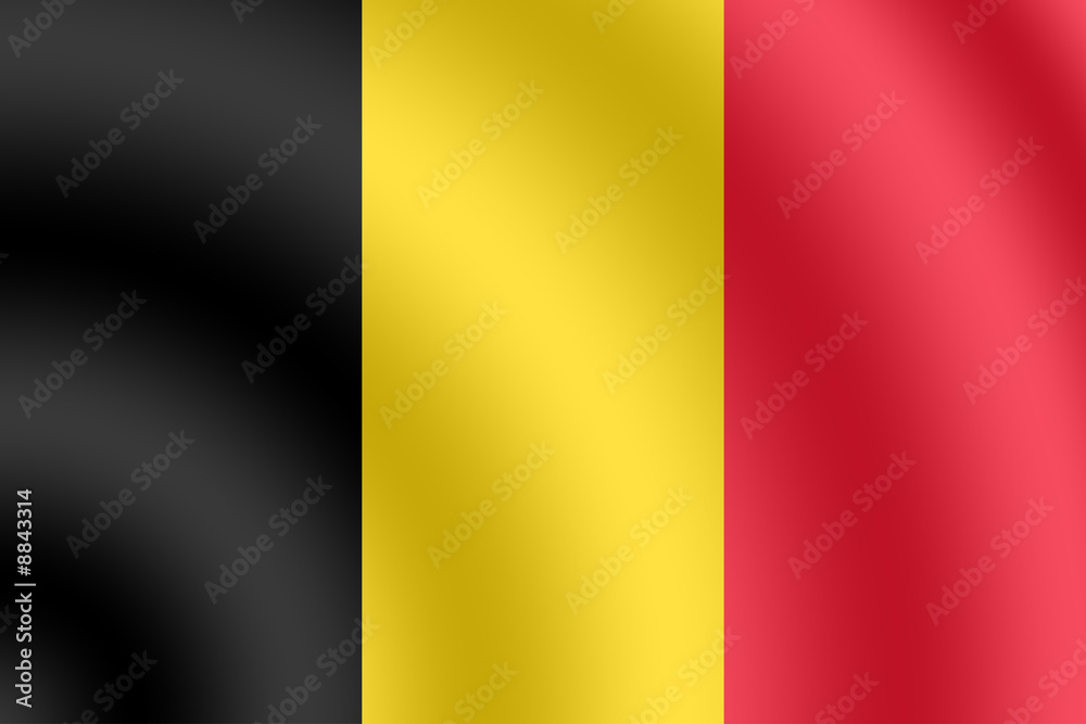 Fototapeta premium Drapeau de Belgique