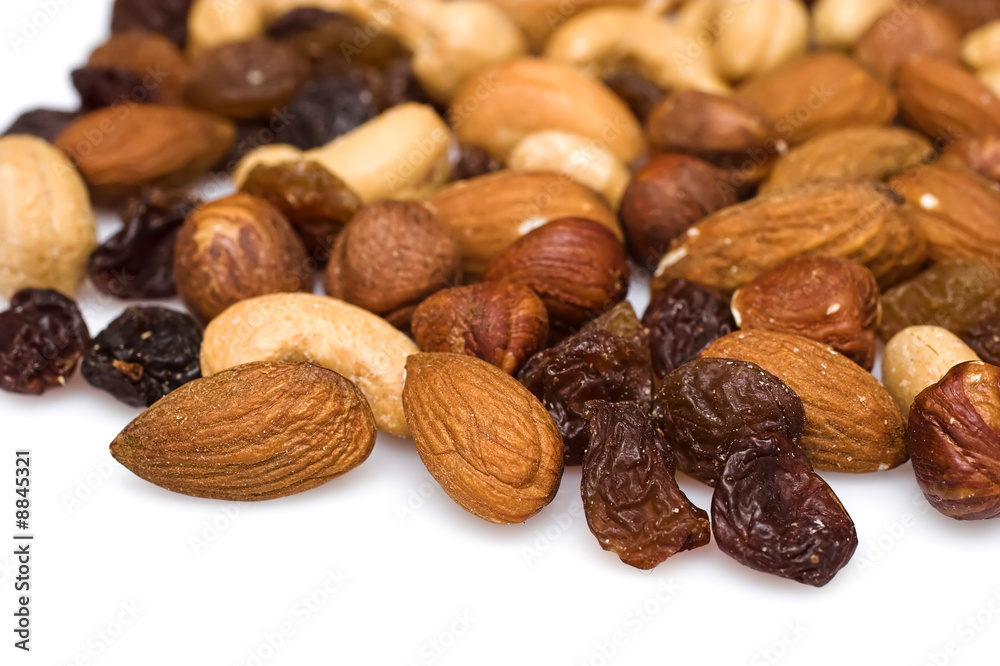 Mixed nuts and dried fruit