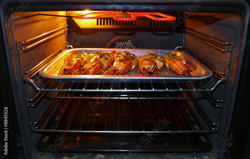 Big Prawns Baking Oven
