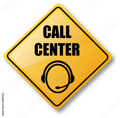 Call Center Road Sign