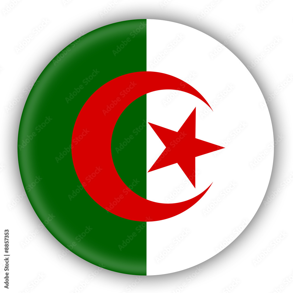 Drapeau Algérie Stock Illustration | Adobe Stock