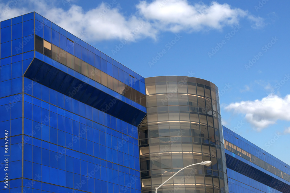 Modern buildings in West Hollywood, Los Angeles, California.