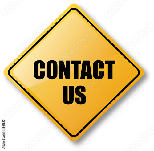 Contact Us Road Sign