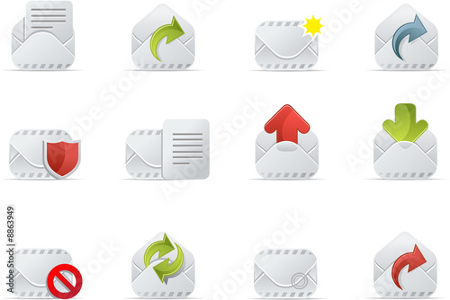 Professional email icons.   Emailo Icon - set 1