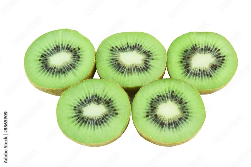 Fototapeta premium Olympic kiwi fruit isolated