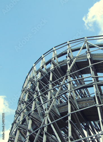 fairground roller coaster detail 02