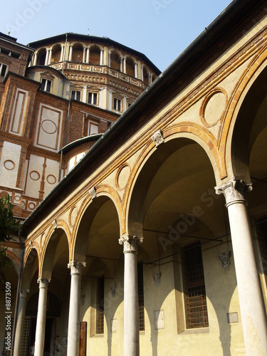 Claustro del convento de Santa Maria delle Grazie en Milan