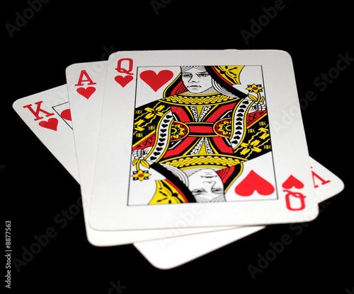 Facecards: queen of hearts