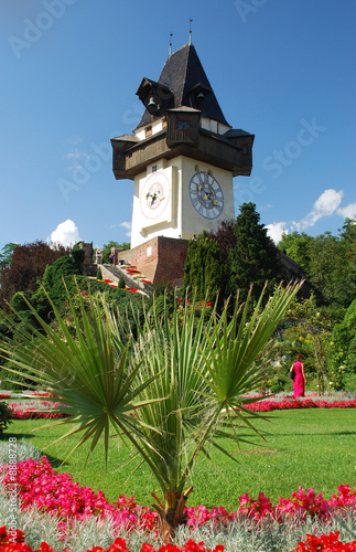 Canvastavla grazer uhrturm