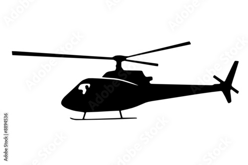 Fototapeta Naklejka Na Ścianę i Meble -  Vektor Grafik Helicopter