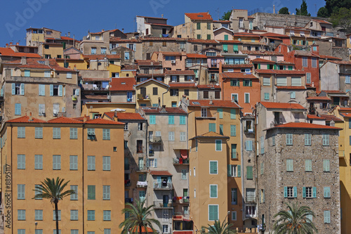 Façades du village de Menton