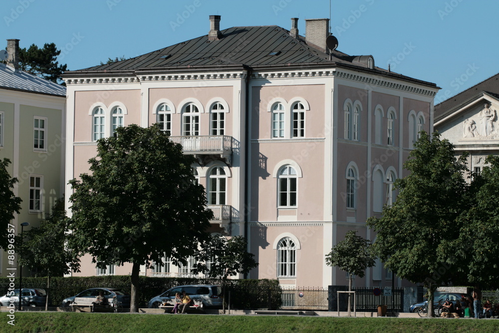 Obraz premium Salzburg am Wasser