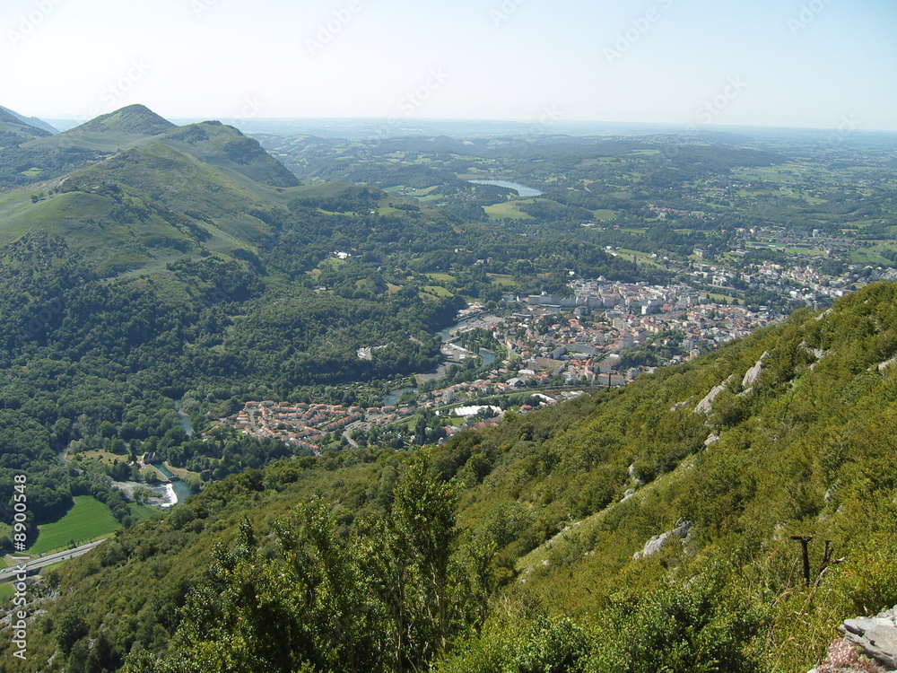 Fototapeta premium Vue paysage vallée