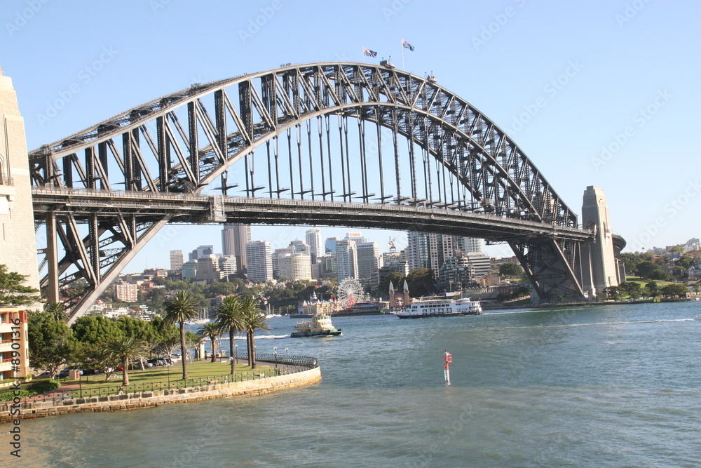 Fototapeta premium Die Habour Bridge in Sydney - Australien