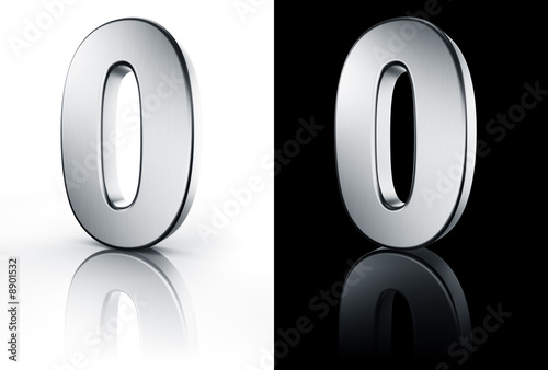 3d rendering of the number ...