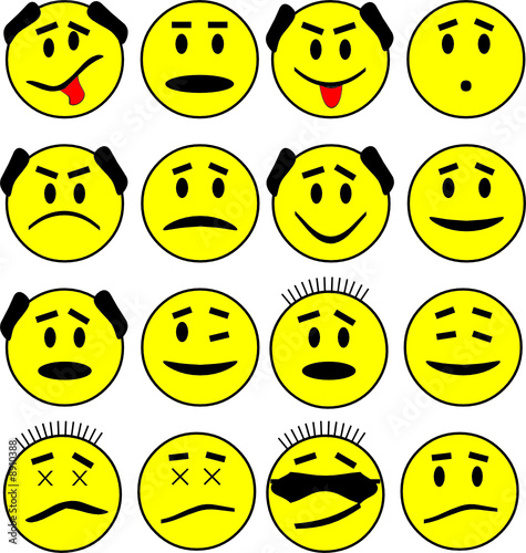 Smiley faces
