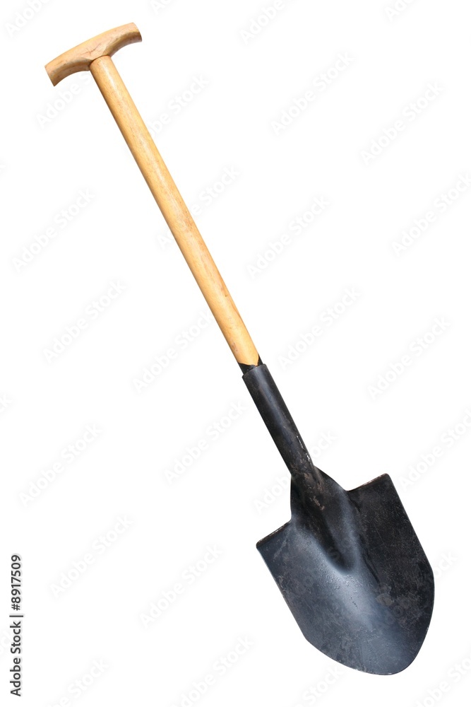Spade isolated on white Spade isolated on white