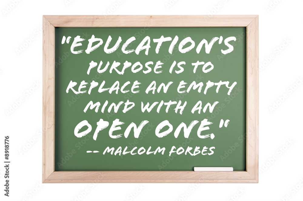 Quote Series Chalkboard Isolated on a White Background. Quote Series Chalkboard Isolated on a White Background.