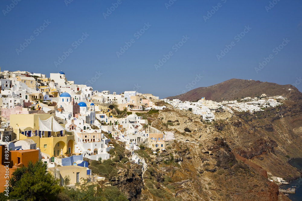 Oia, Santorini, Landscape, Greece