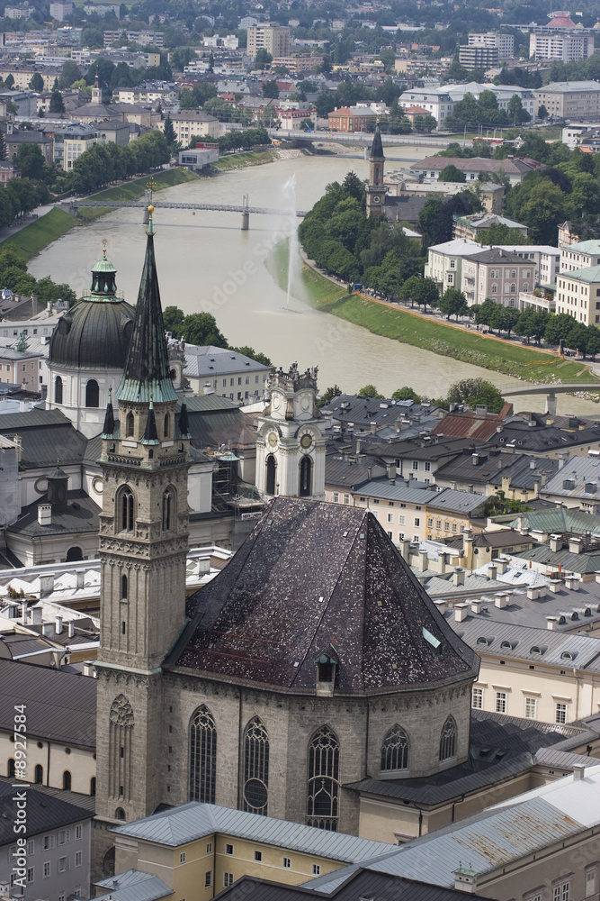 Cityscape of Salzburg, Austria