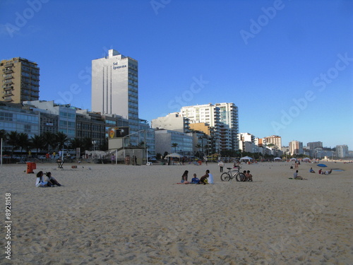 Photography Plage d'Ipanema, Rio de Janeiro, Brésil.