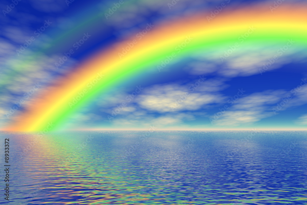 rainbow in the sea rainbow in the sea