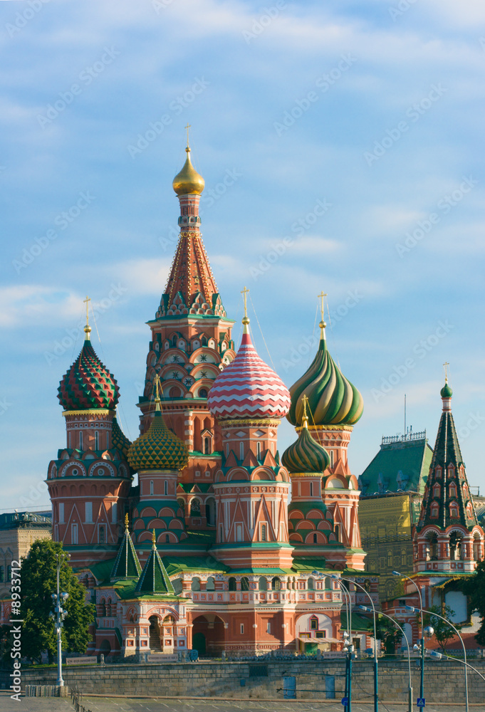 Saint Basil's Cathedral on the Red Square in Moscow, Russia