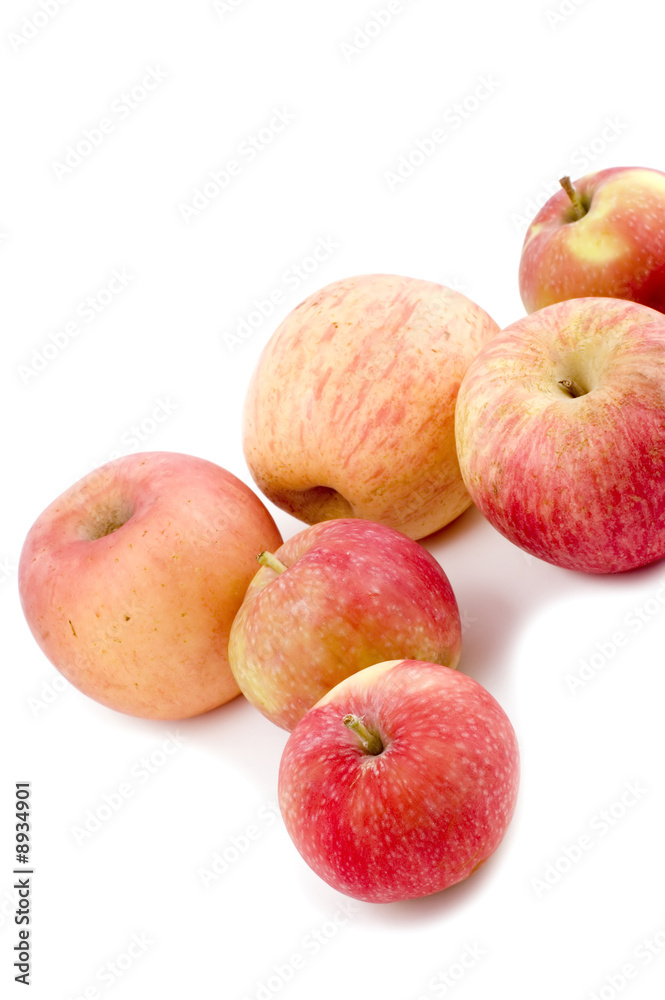 object on white - raw food apple object on white - raw food apple