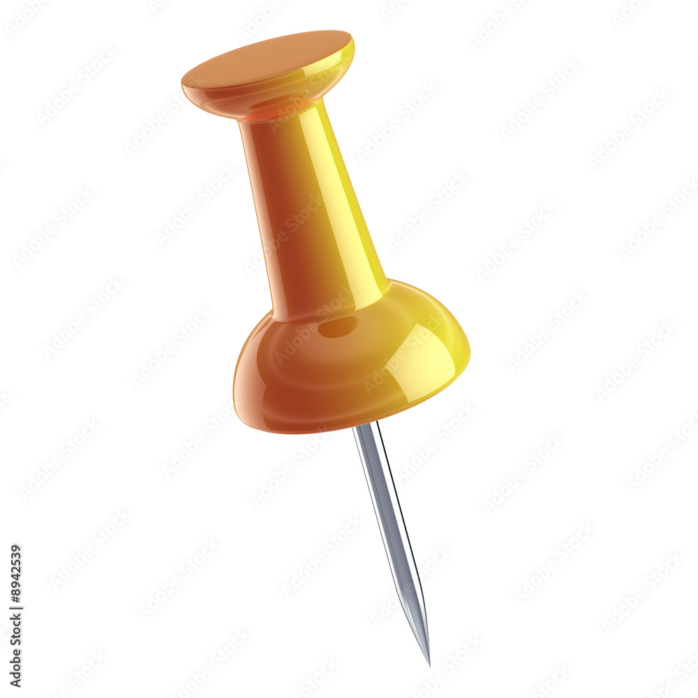 pushpin isolated pushpin isolated