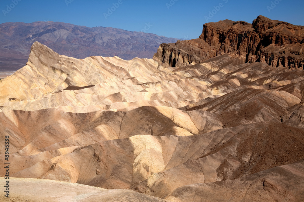 Blick vom Zabriskie Point in das Death Valley