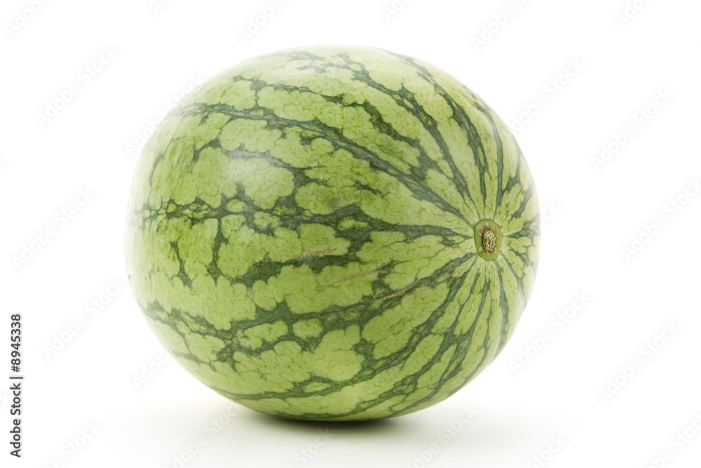 Green Watermelon with white background Green Watermelon with white background