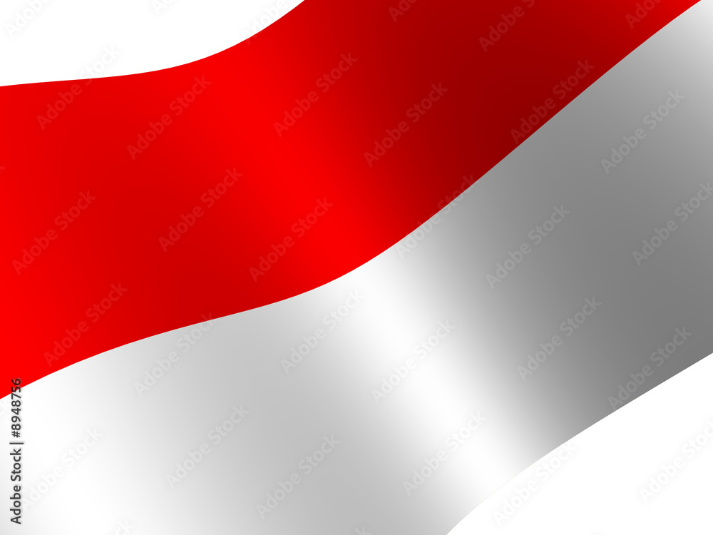 Naklejka premium National Flag. Monaco