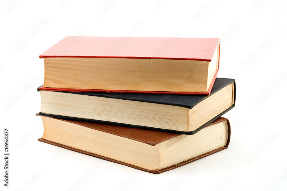 book studio isolated over white book studio isolated over white