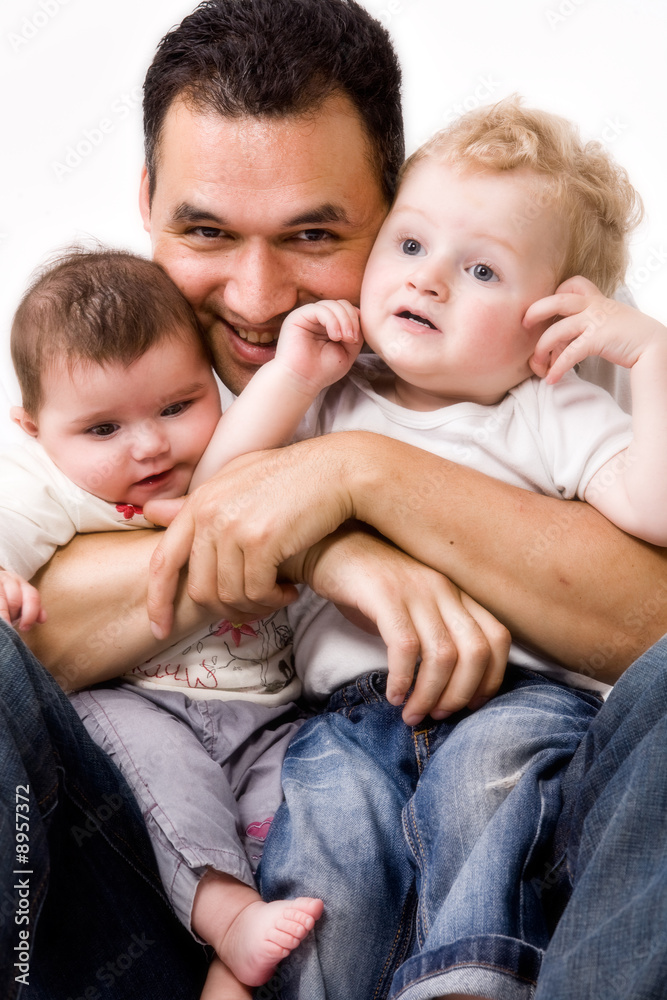 Cute brother and sister from different races Cute brother and sister from different races