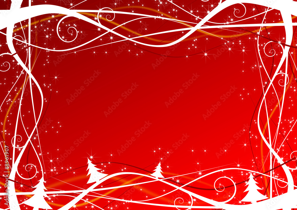 An abstract christmas background with decorations An abstract christmas background with decorations