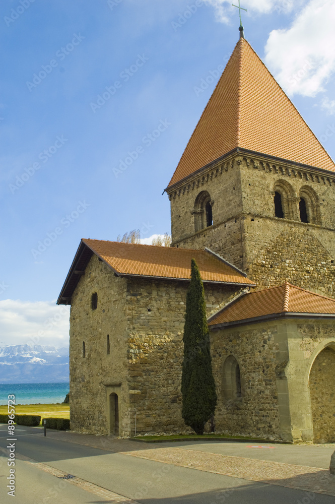 Fototapeta premium old church at the beach