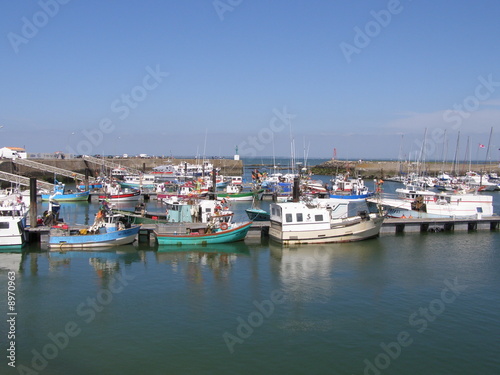 Bateaux de p  che dans le port du Croisic