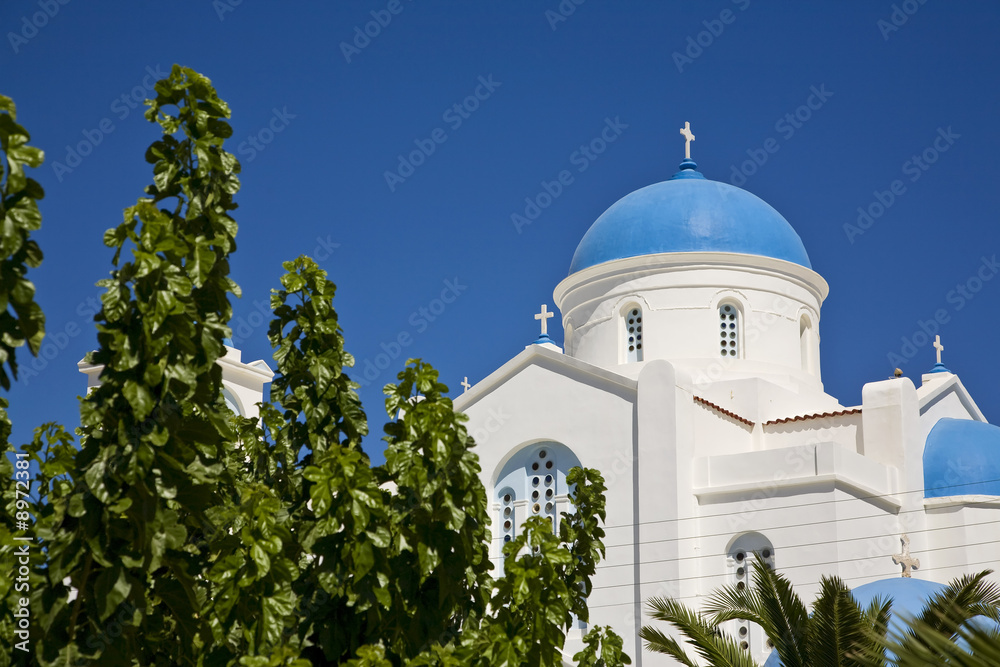 Ios village church, greece