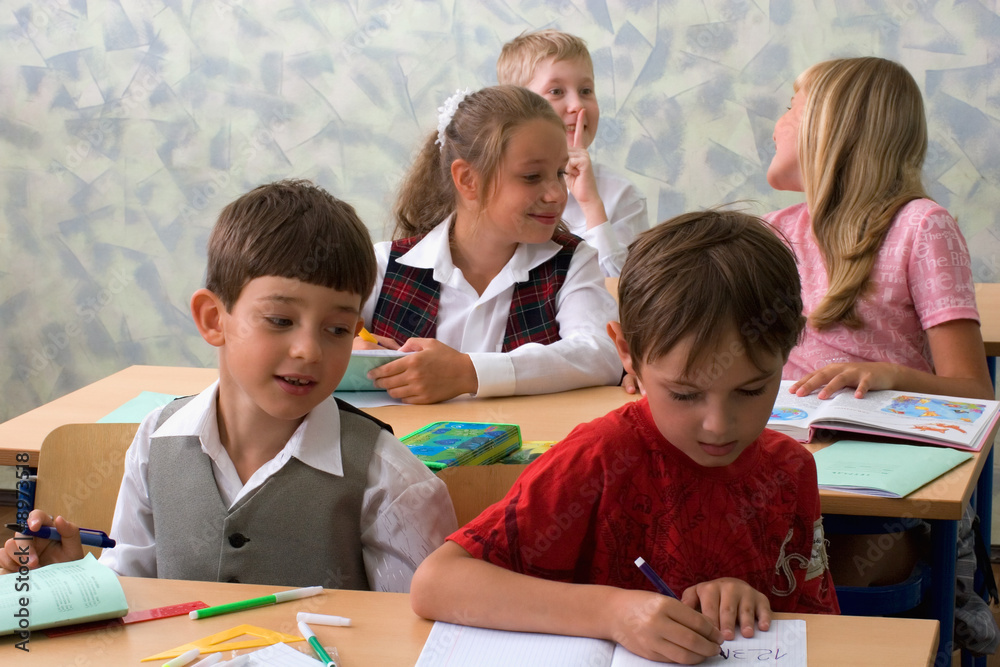 Fototapeta premium School children