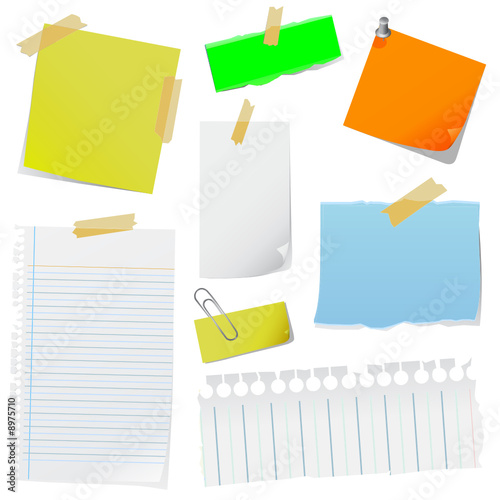 note paper vector