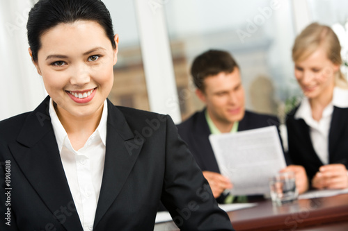 Portrait of smiling Asian woman