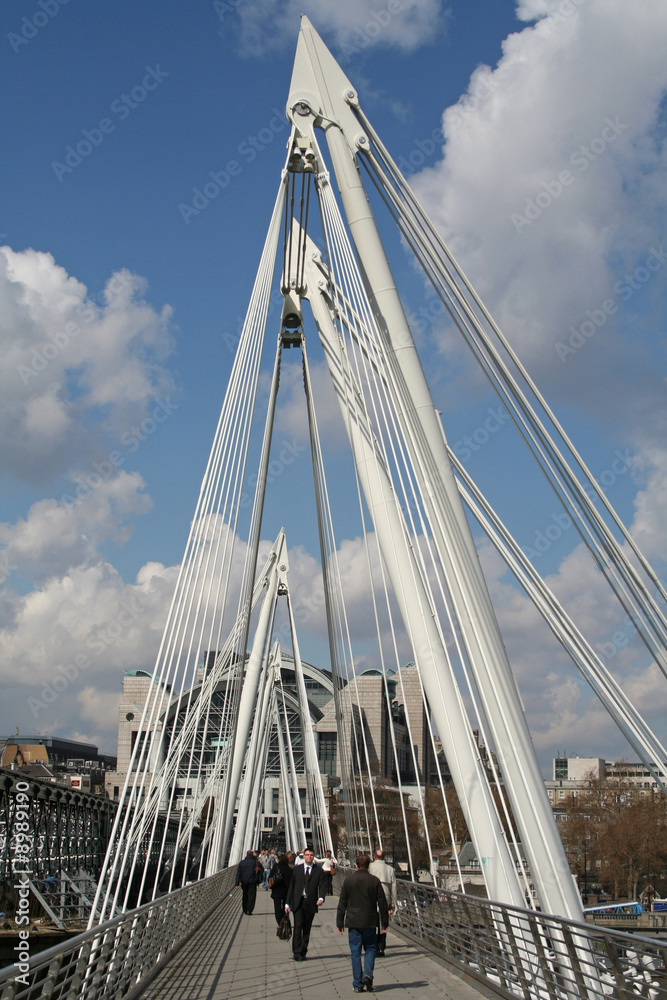 Obraz premium Passerelle londonienne