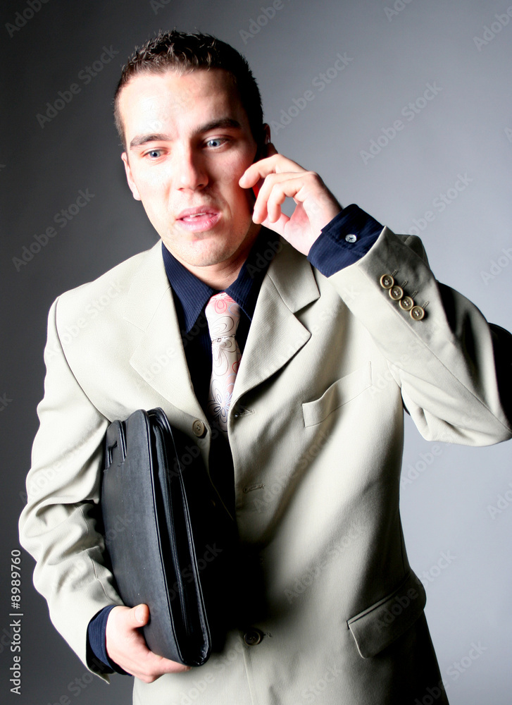 Naklejka premium atractive businesman