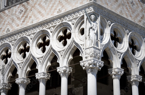 Corner of the Doge's Palace, Venice, Italy