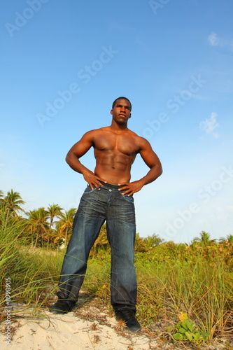 Strong young male photo