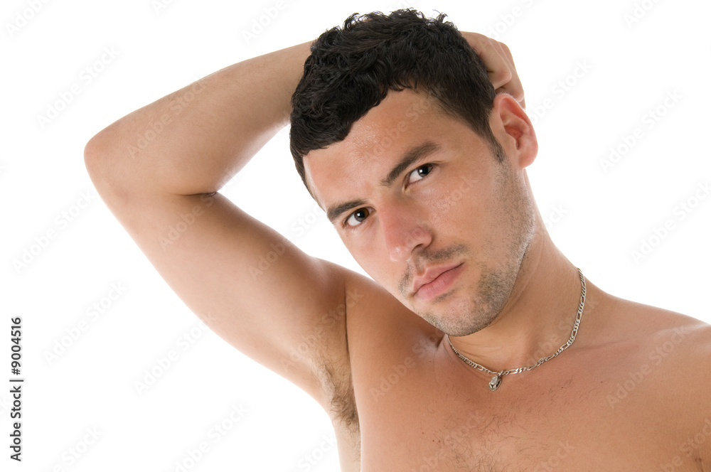 Handsome young man isolated on white background Handsome young man isolated on white background