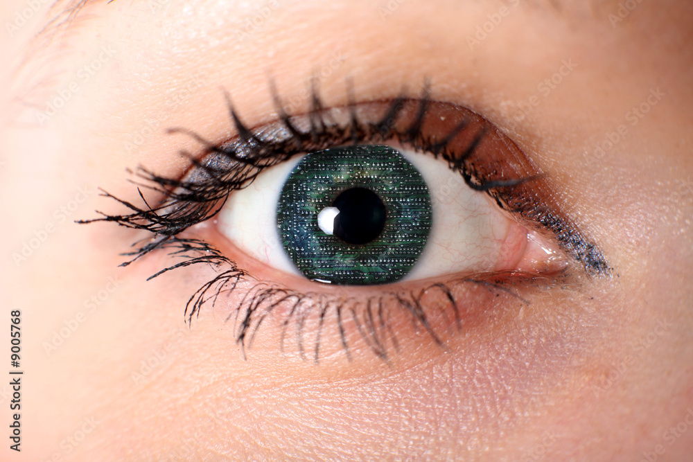 Fototapeta premium cyber eye