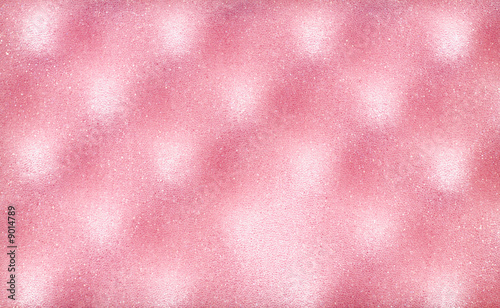 Obraz na plátně Pink synthetic adsorbent sponge used for insulation