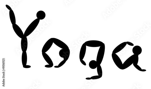 Yoga calligraphie