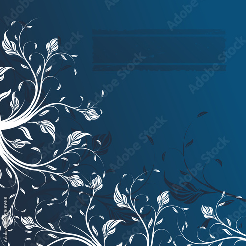 Abstract floral background, element for design